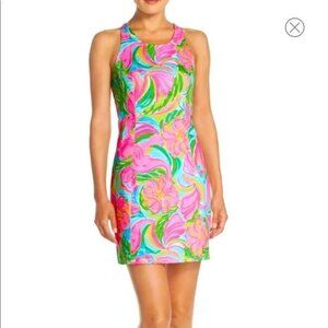 Lilly Pulitzer Grayes So A Peeling Racerback Shift Dress Size 0 Tropical Bloomco